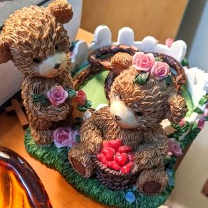 Bear Candleholder intricate detail candle votive holder